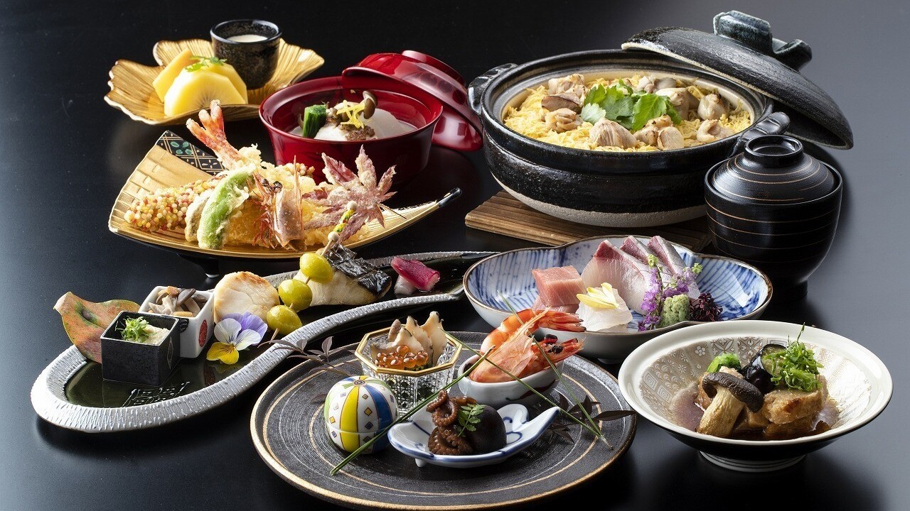 懐石料理一例※メニューは季節によって異なります。