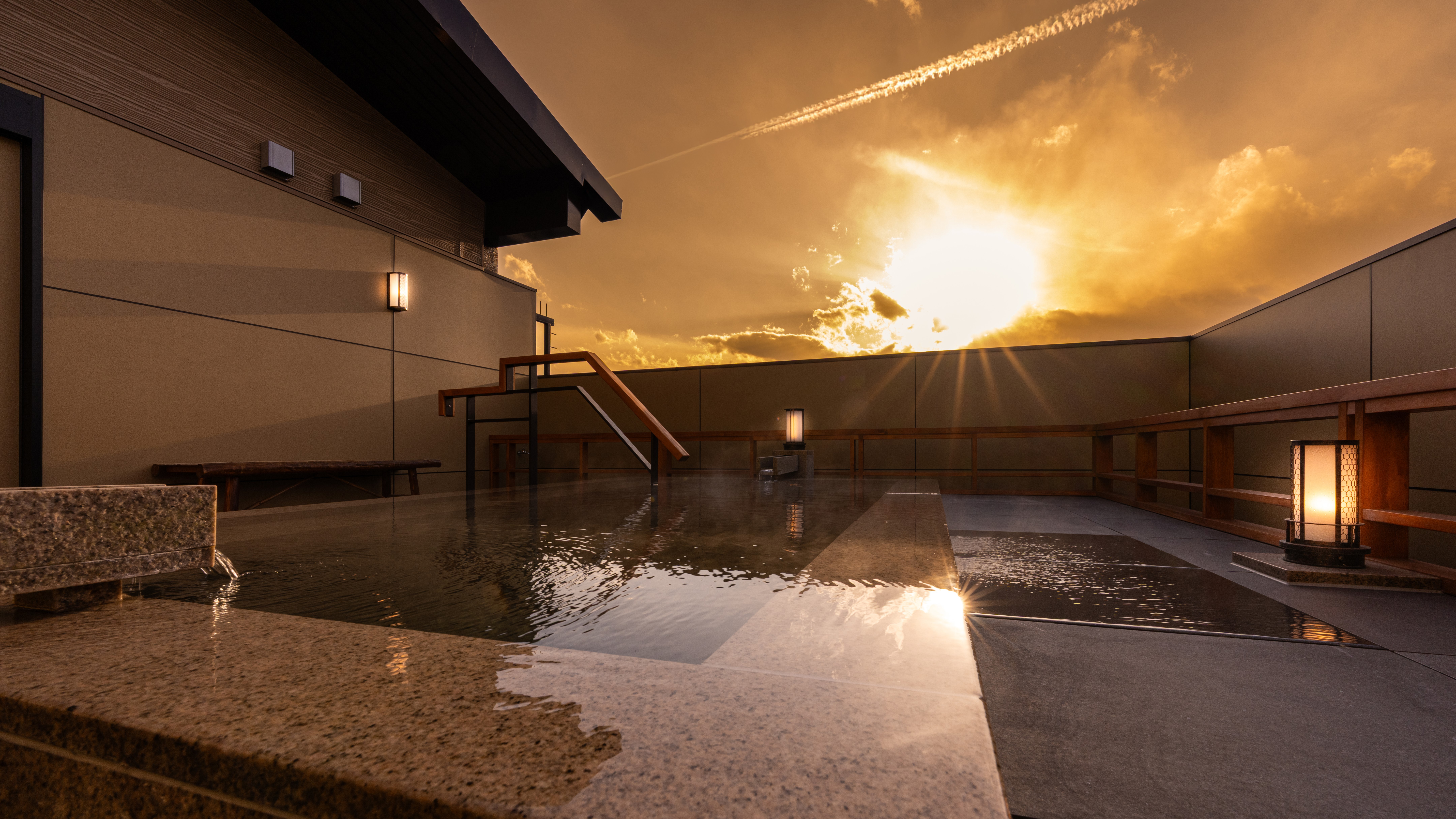 2026年ﾘﾆｭｰｱﾙ☆露天風呂　夕方④