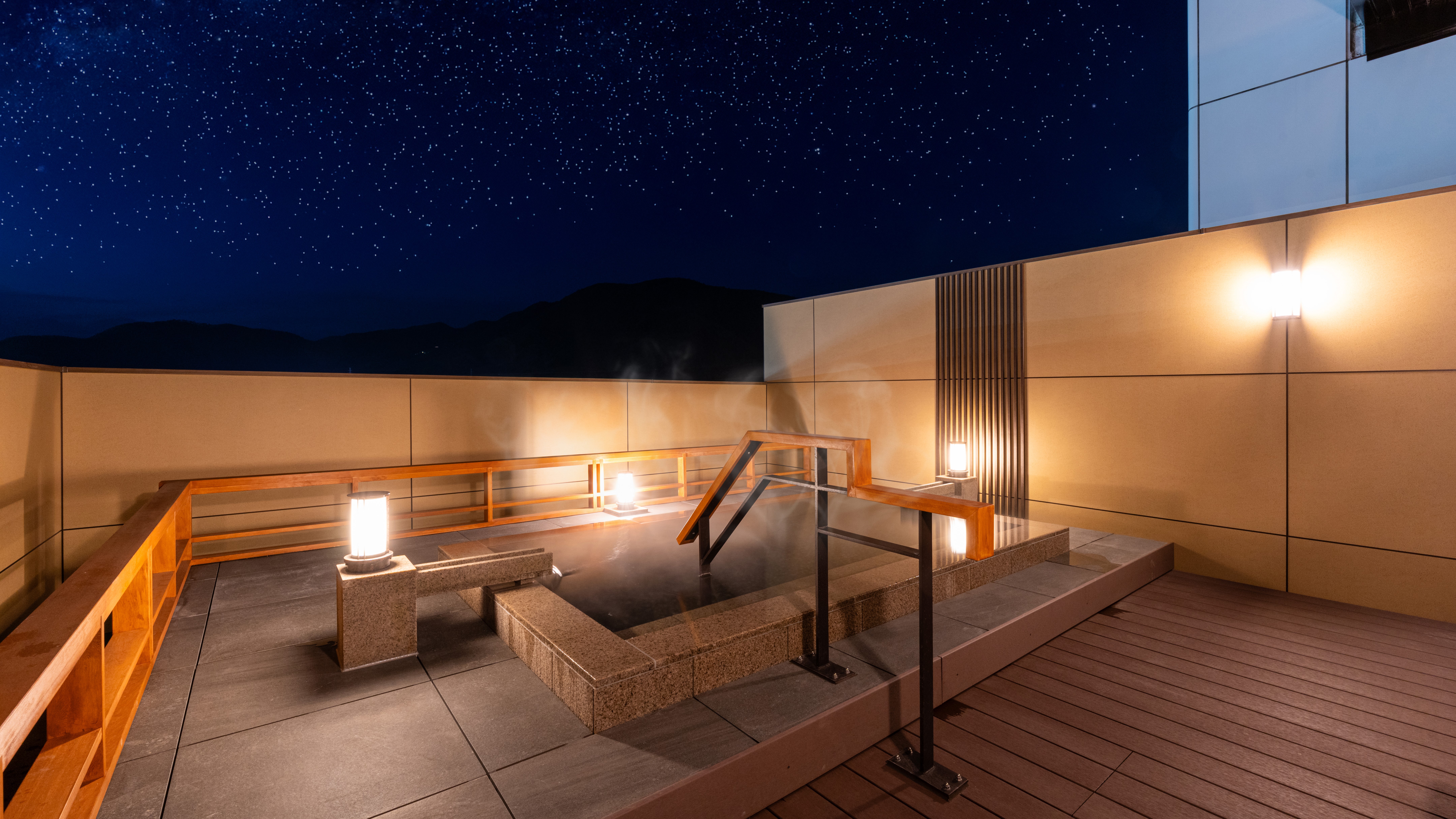 2026年ﾘﾆｭｰｱﾙ☆露天風呂　夜②