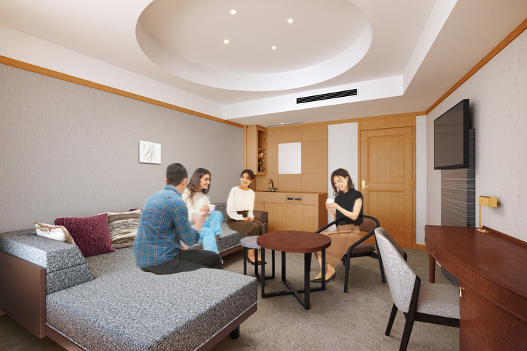 クラブスイートファミリールーム　リビング