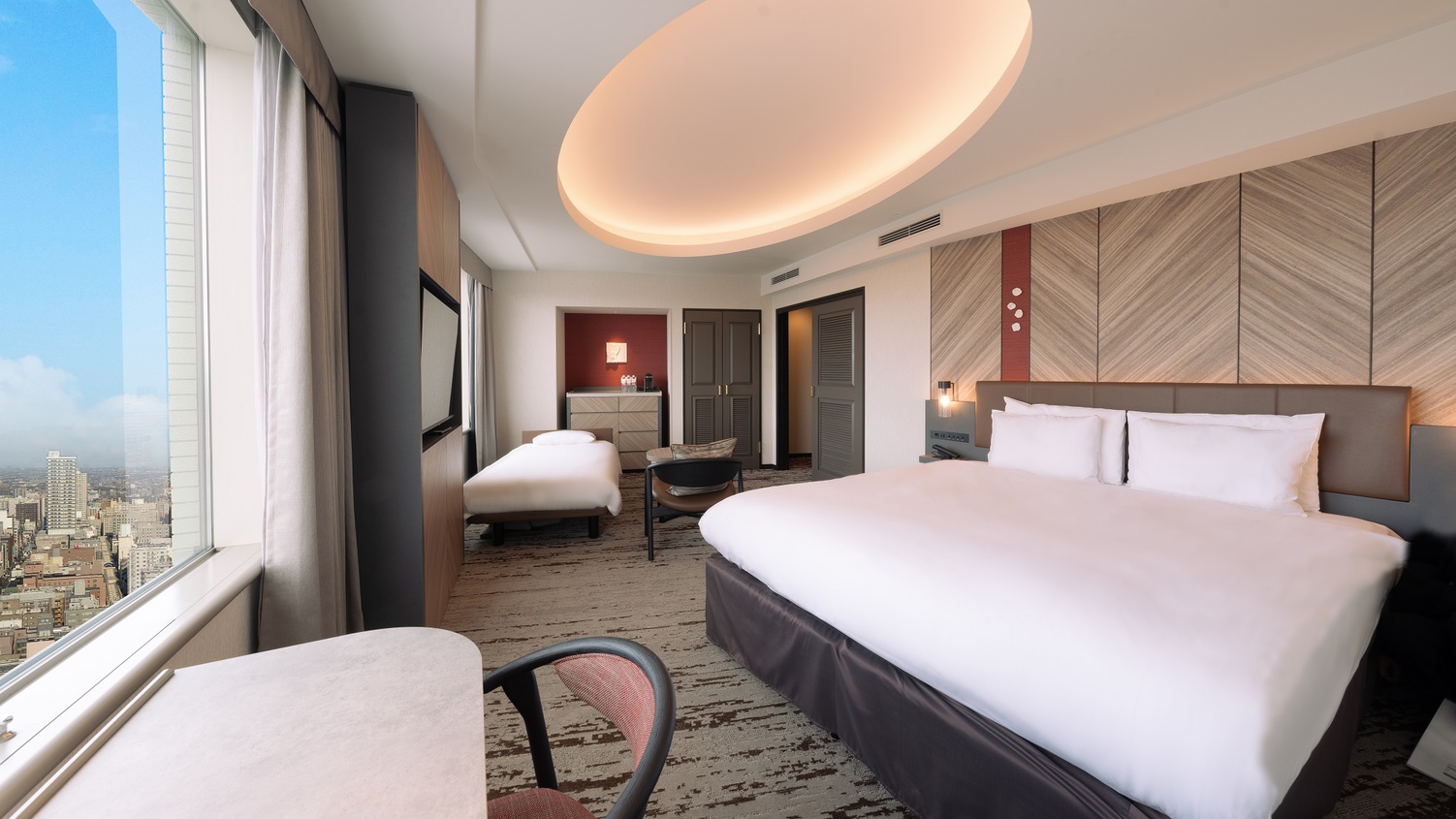 クラブダブル＋ソファベッド※2ベッド（22階以上)【禁煙】