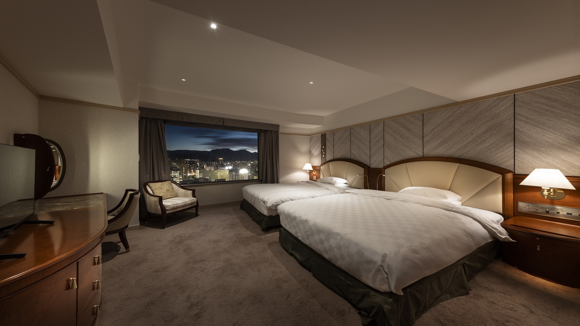 贅沢な広さとゆとりのある配置