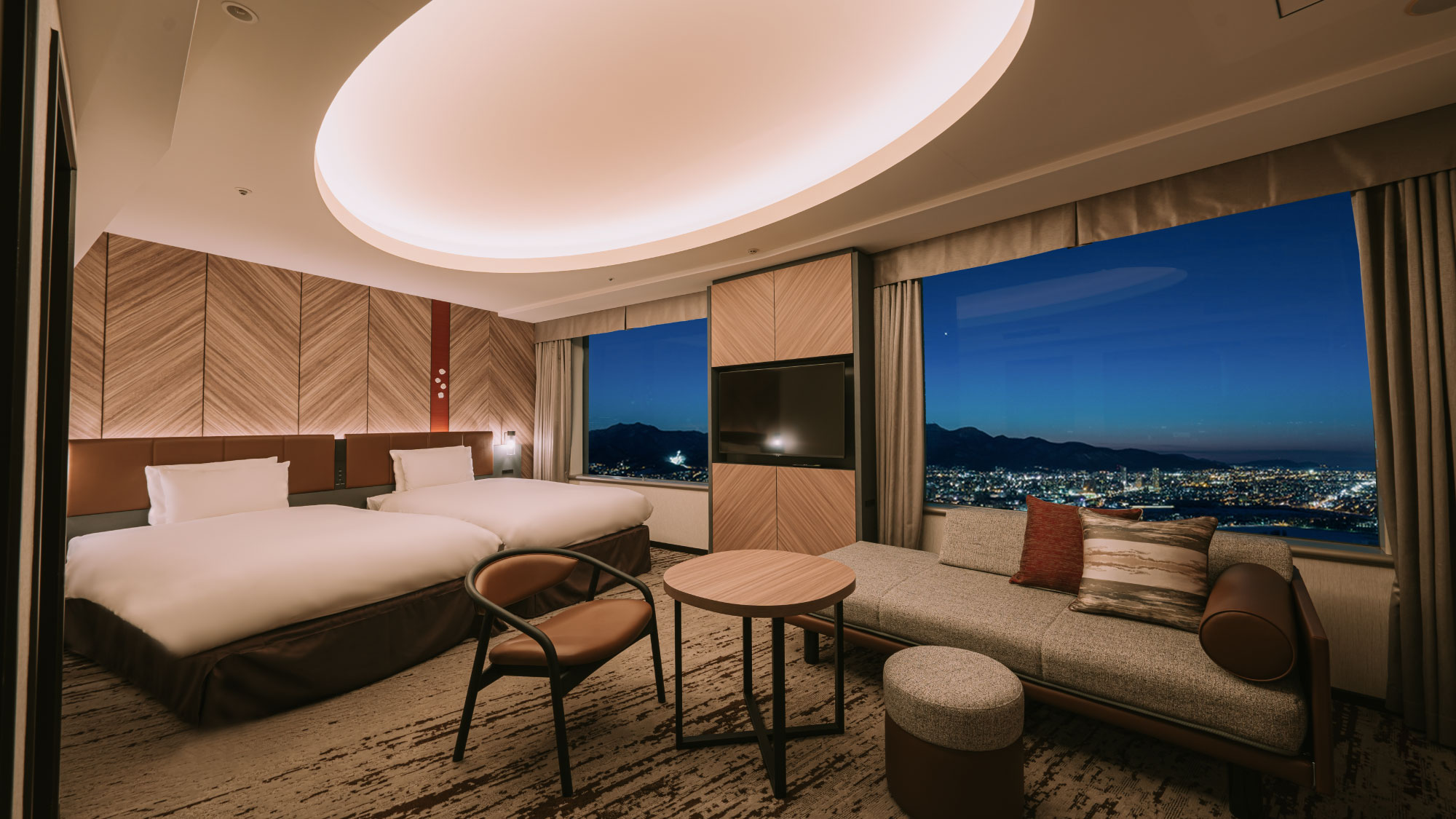 【クラブツインルーム（42㎡）】フロア:22-27階(全室禁煙)