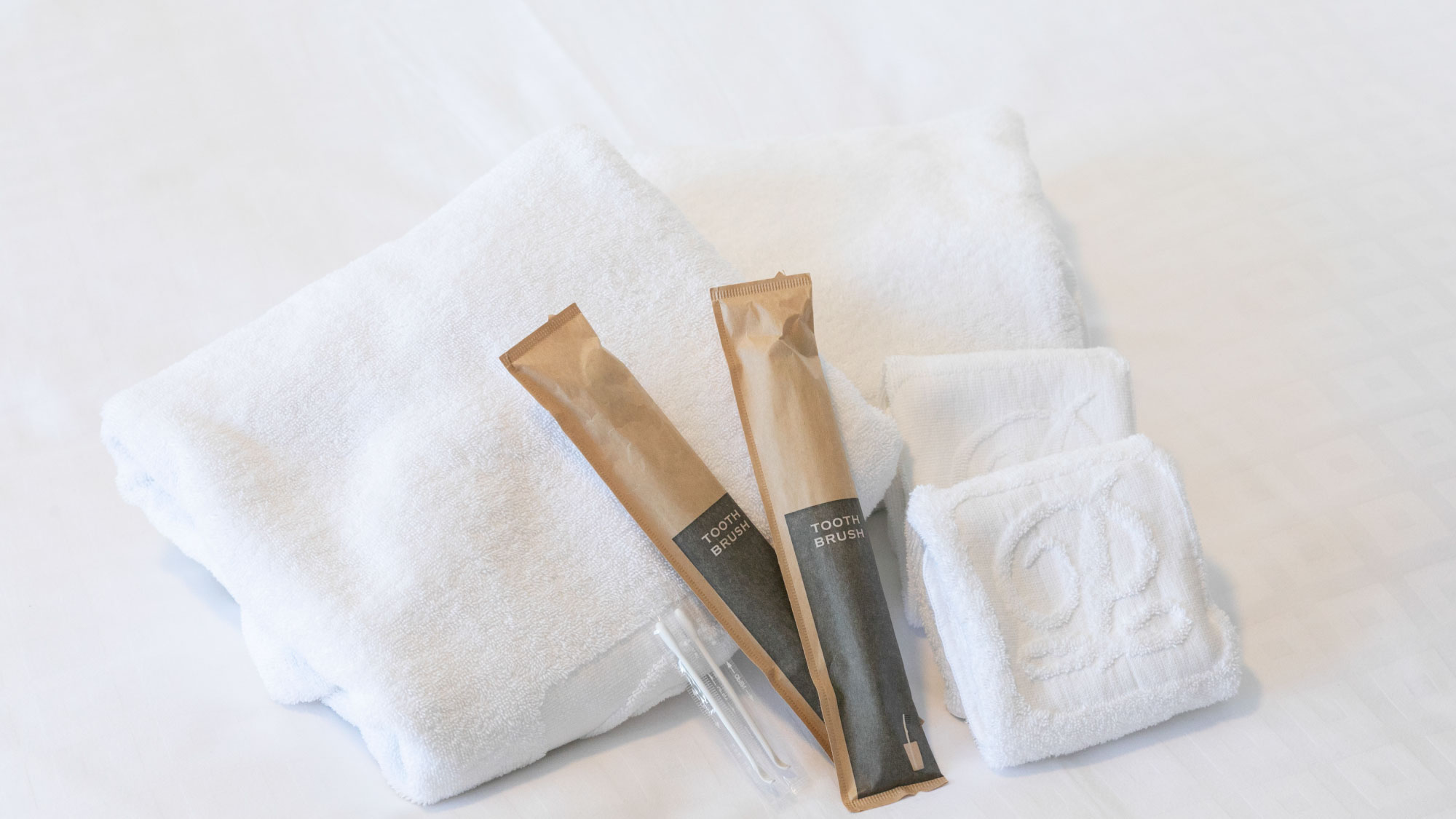 【スタンダードルーム（21㎡）】アメニティ（歯ブラシのみの用意となります）