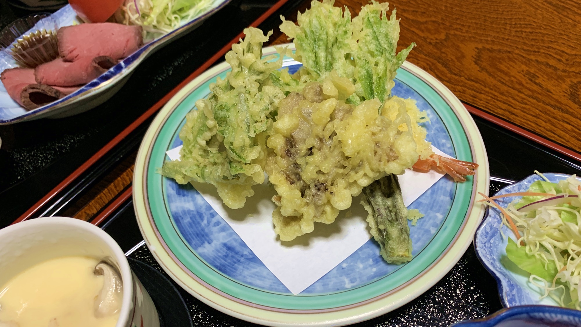*夕食一例/山菜の天ぷら