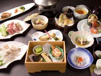 清水屋基本会席膳プラン（夕朝食お部屋食）