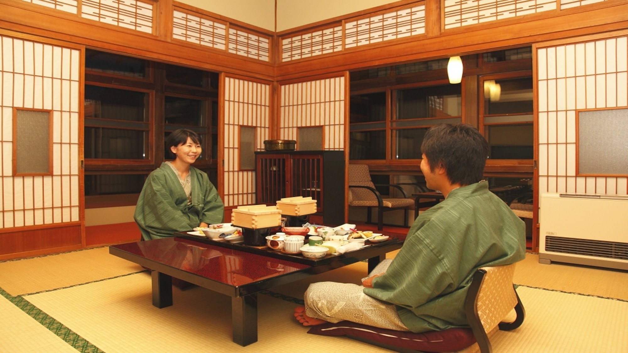 【おこもりプラン】昭和16年木造建築で過ごす 部屋食の特典付  白金豚の季節鍋「梅膳」