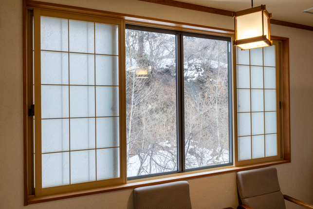 渓流を望む【和室１2畳】鉄筋建築※トイレなし・洗面付き