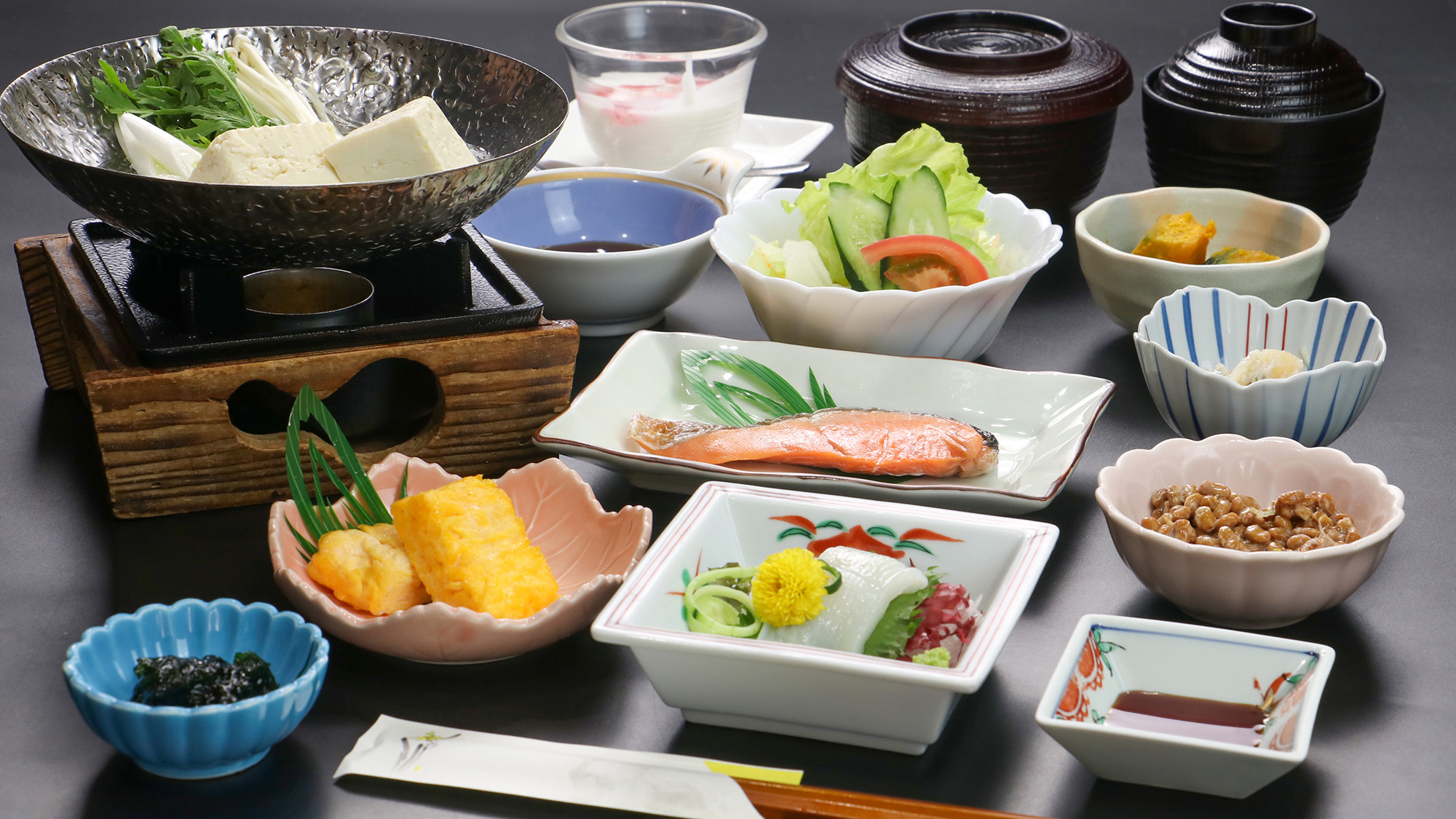 #朝食一例　観光やレジャーでご利用の方用の朝食一例