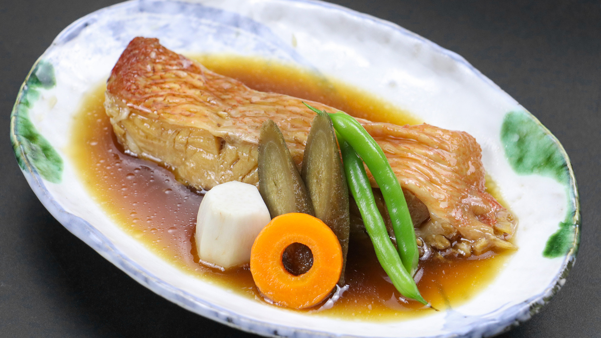 #あんこうプラン　旨味溢れるメヌケの煮魚。