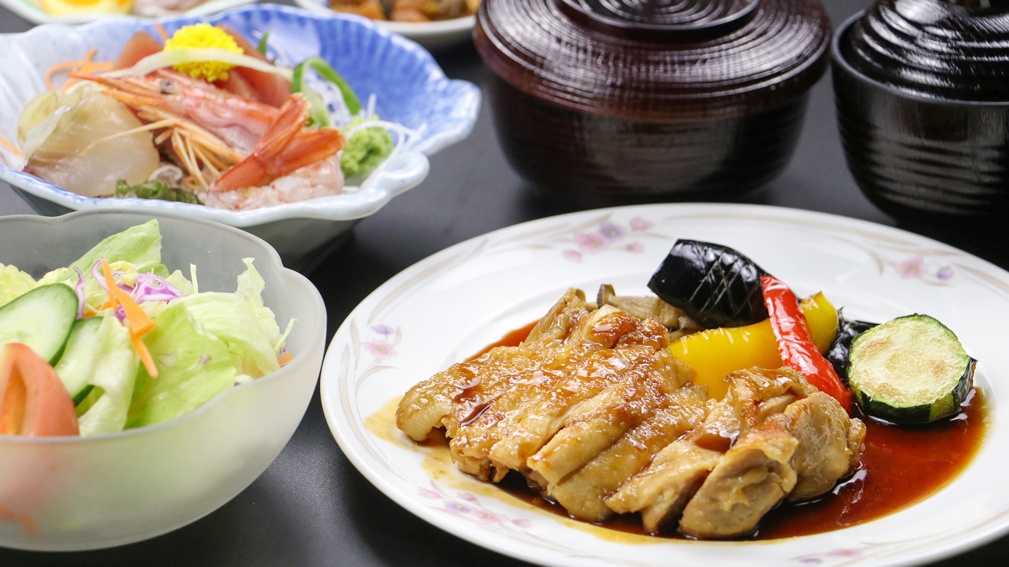 #ビジネス夕食　旬の食材を組み合わせ、栄養面を考えお作りいたします。