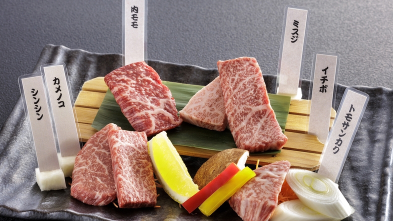 【部屋食】夕食は季節の和食膳♪ 部屋食＋前沢牛６種食べ比べ付プラン ※5名様〜個室会場