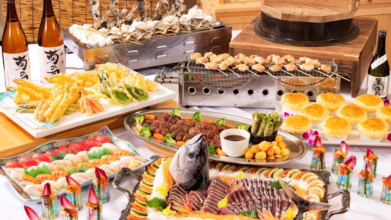 【リニューアルオープン記念】＜小学生半額＞7／18一新！新たな会食場でライブキッチン＆岩手グルメ満喫