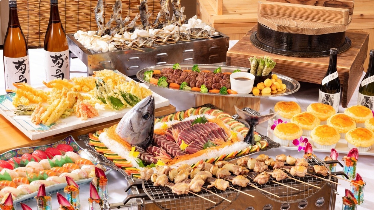 【早期割60・2，000円引き】＜ご夕食バイキング＞お早めのご予約がお得！／ドリンクインクルーシブ