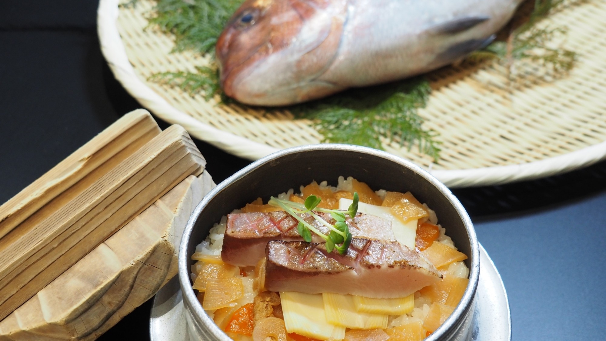 【夕食】＜2026年春バイキング＞桜鯛と筍の炊き込みご飯 ※イメージ