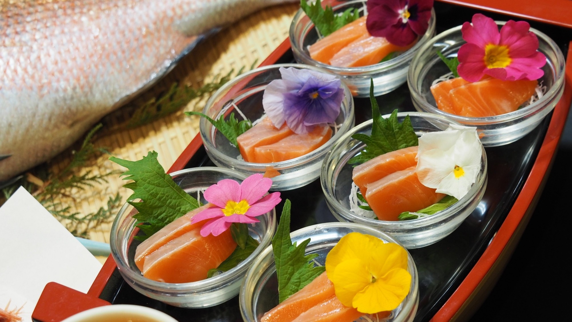 【夕食】＜2026年春バイキング＞宮古サーモンの刺身 ※イメージ