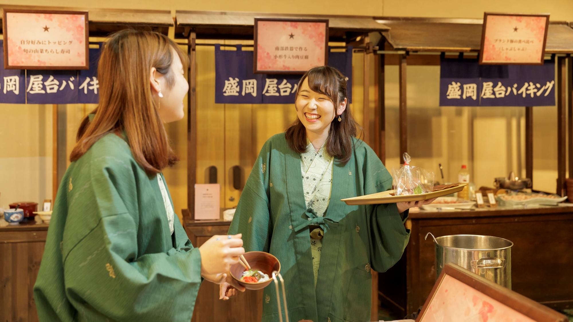 【夕食】「バイキング」お好きなものをお好きなだけどうぞ！