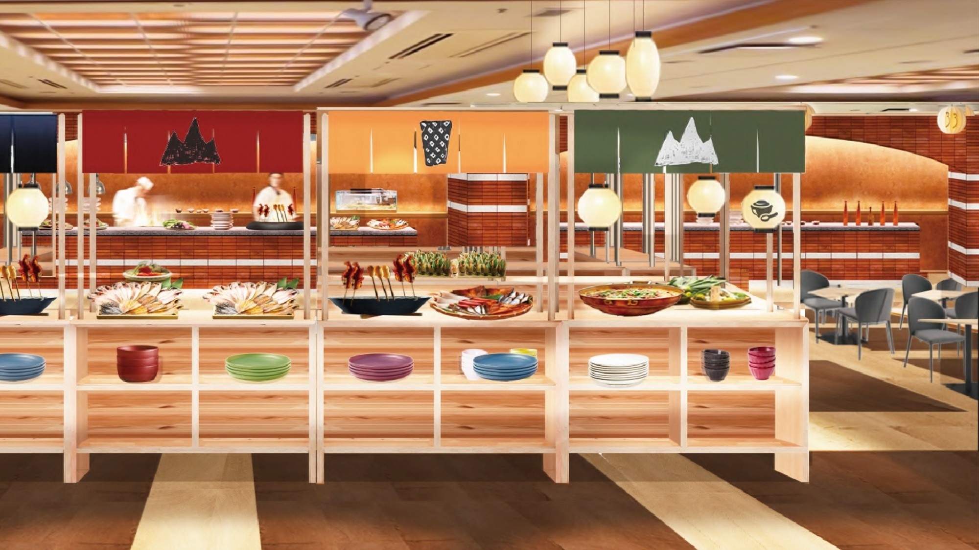 【会食場】「33（さんさ）」岩手33市町村の郷土食や酒を一度に堪能 ※7/18リニューアル後イメージ