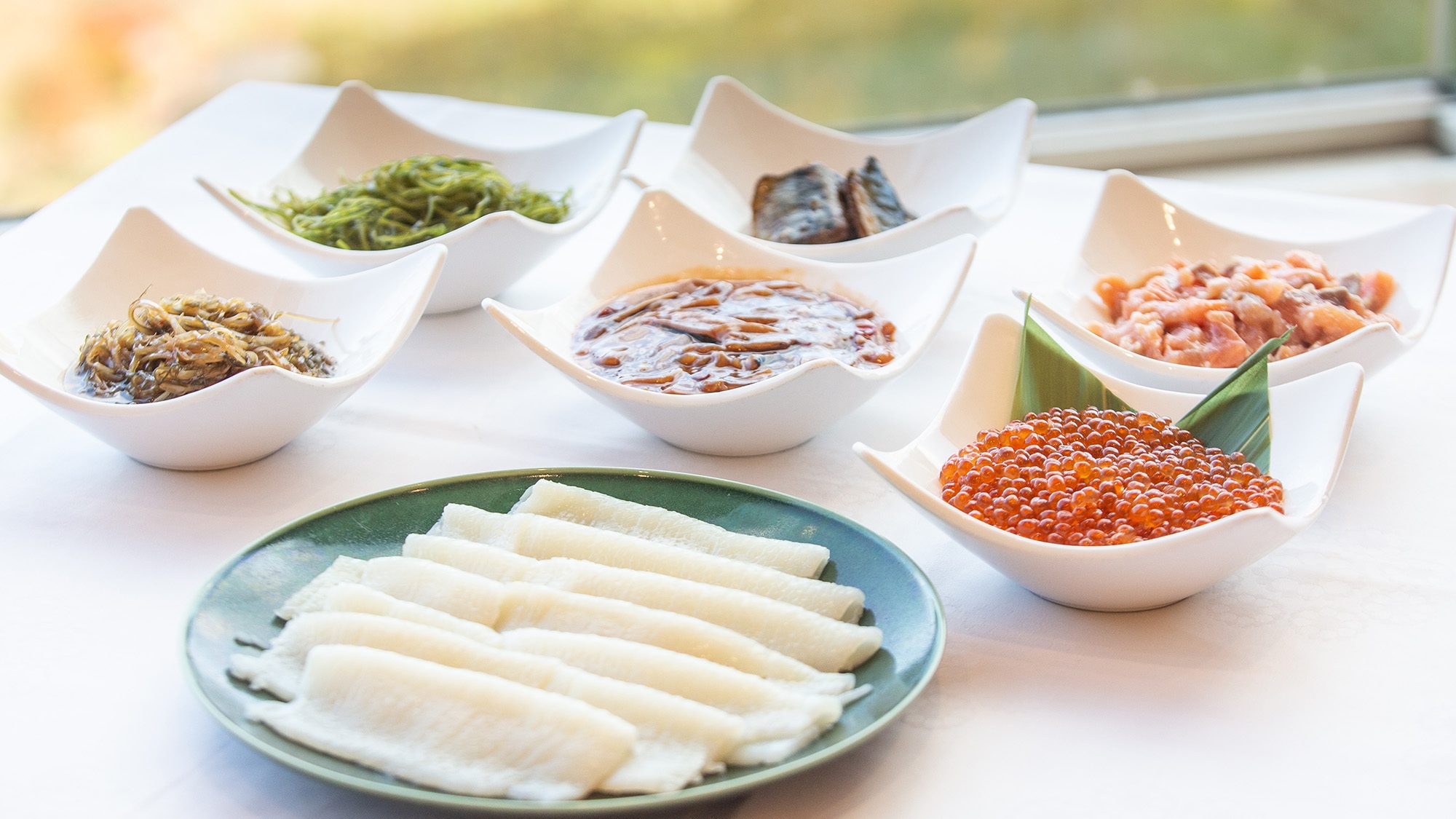 【朝食ブッフェ】朝から少し贅沢に♪イカ等の海鮮も人気です