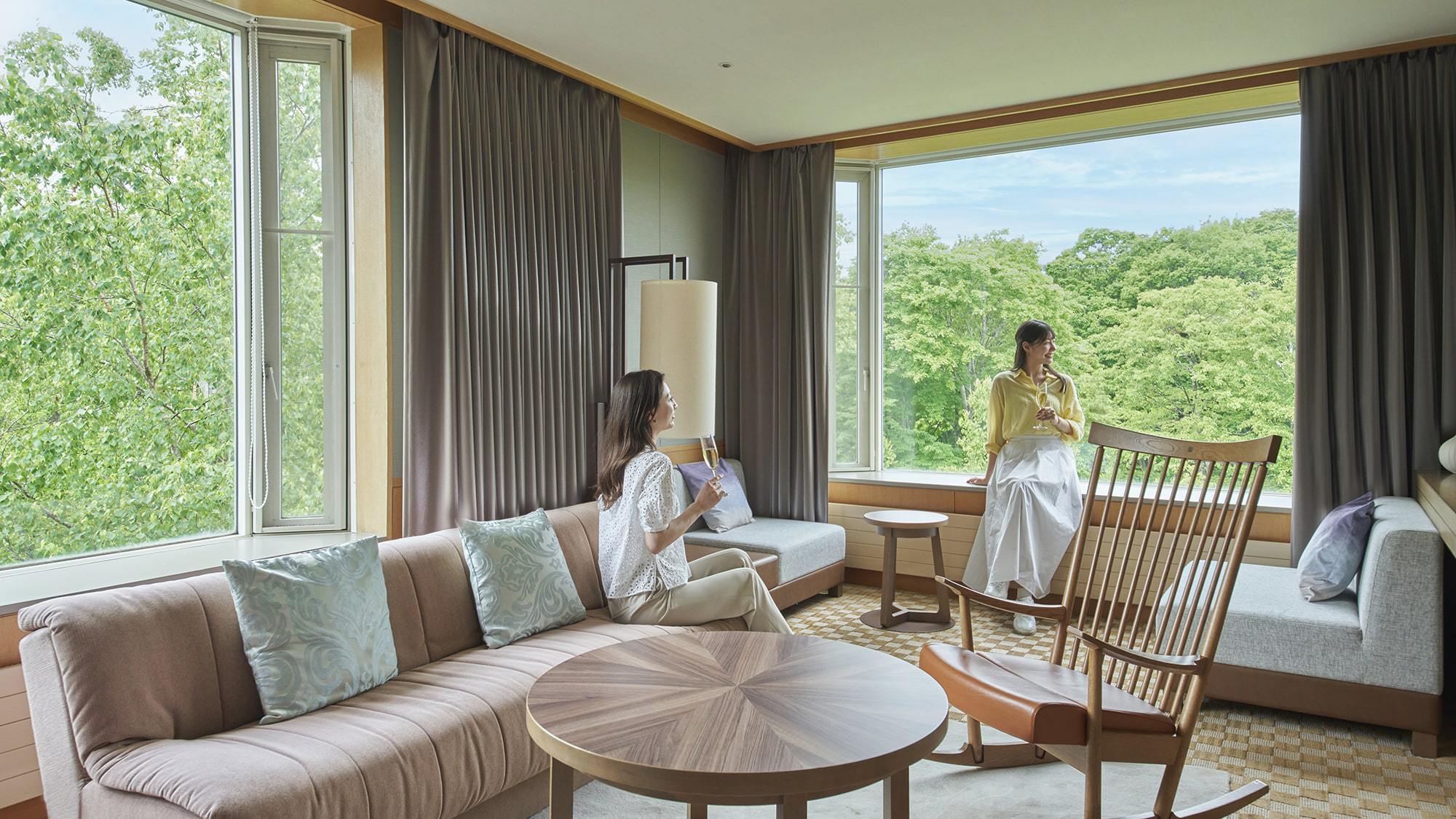 【onumaスイート】62.5㎡ 禁煙室 西棟:3階~4階 (計2室) / 喫煙室 西棟:1階~2階