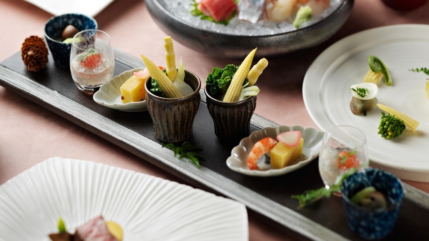 ◆山の謌会席／北海道ならではの地の食材を和食会席で堪能（イメージ写真）