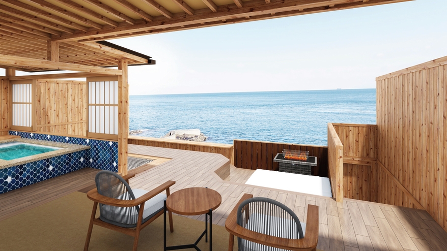 【2025年3月オープン】新客室・温泉露天風呂付き客室 宿泊プラン/お部屋食（1泊2食）