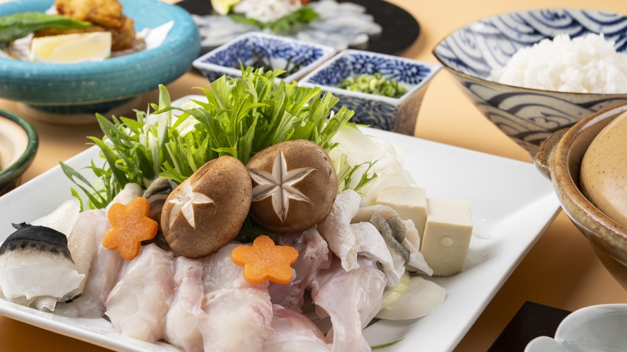 【2026年11月スタート】淡路島3年とらふぐ会席〜名産を味わう贅沢冬旅（部屋食・朝食ビュッフェ）