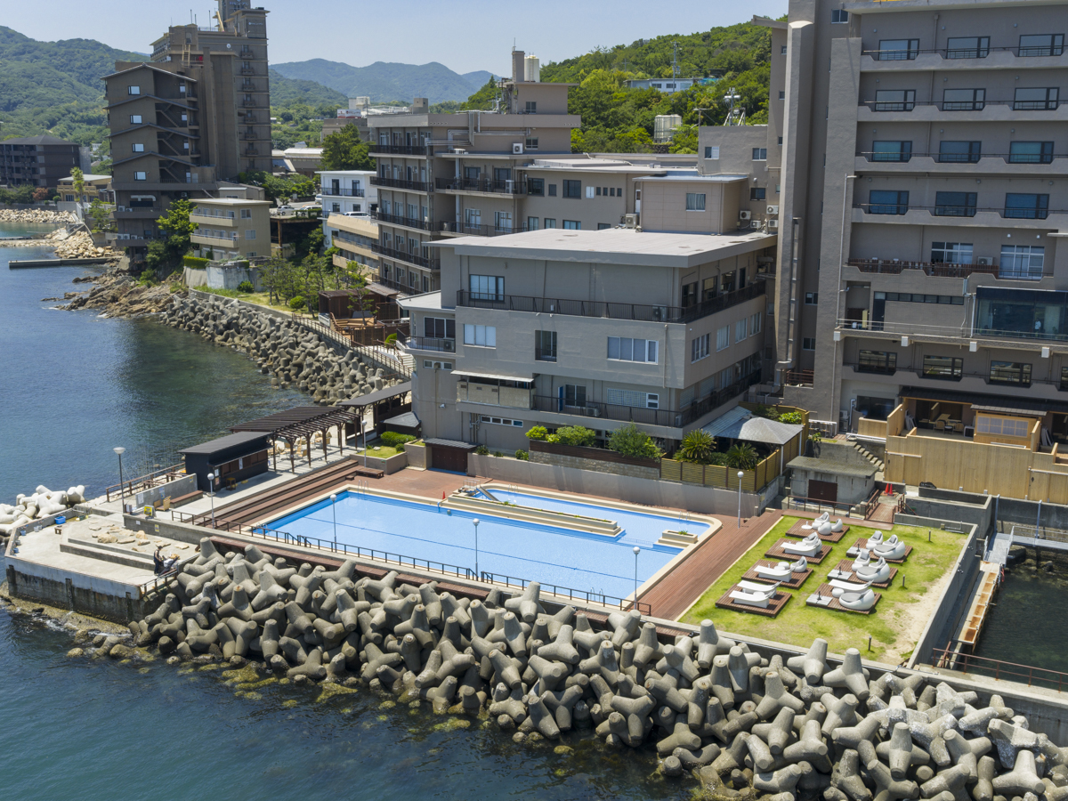 あわかん　プライベート釣り場全景