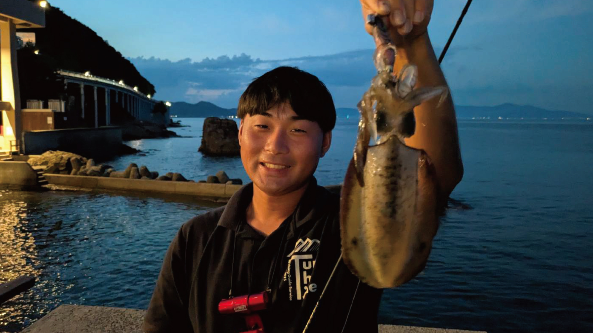 プライベート釣り場　エギング