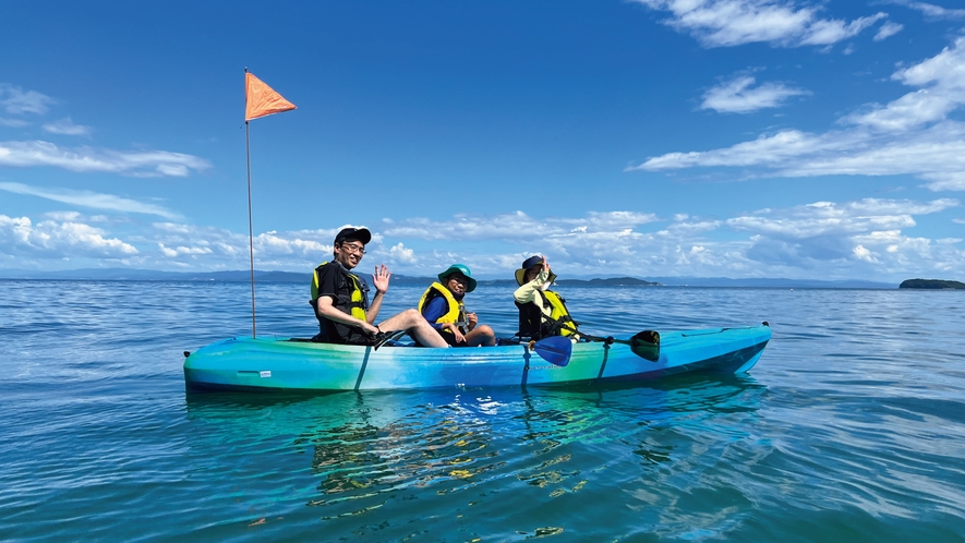 夏限定！シーカヤック体験