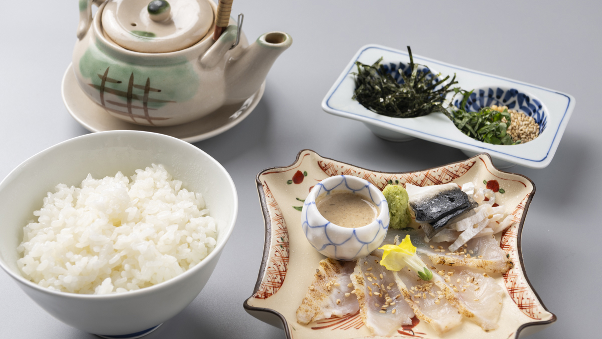 淡路島3年とらふぐ　炙りふぐ茶漬け　～3月31日