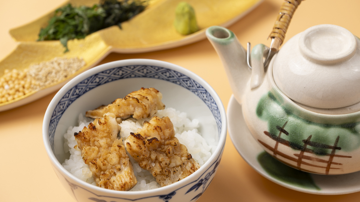 ルームサービス　鱧の焼き霜茶漬け　6月～9月