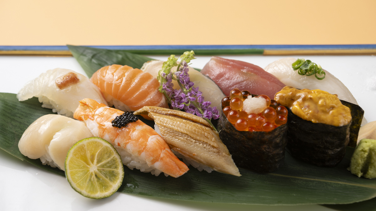 オプション料理　おまかせ地魚の握り10貫