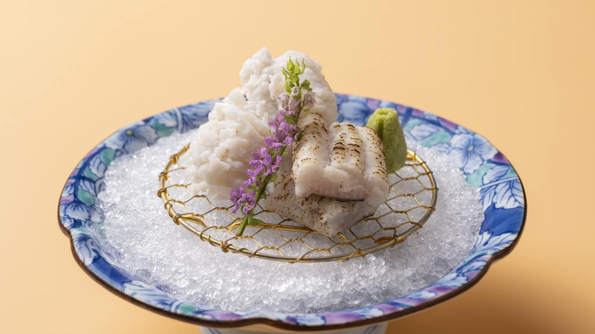 ルームサービス　鱧お造り食べ比べ　6月～9月