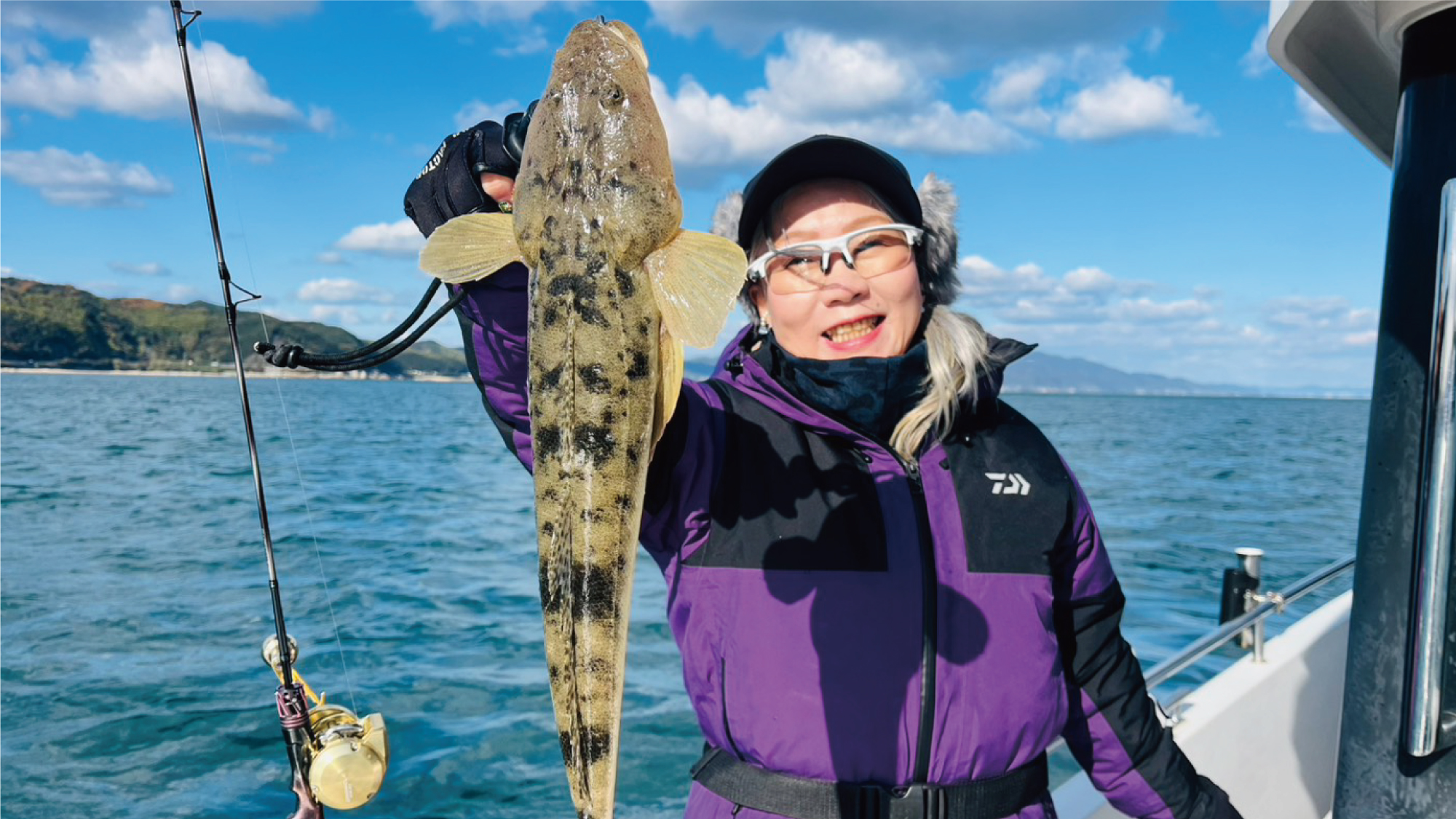 チャーターボートフィッシング　マゴチ