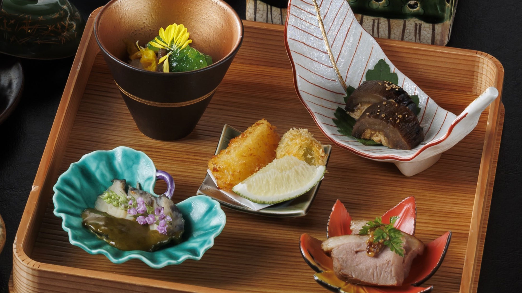 【スタンダード◇創作和食】見た目も味わいも鮮やかな、料理長こだわりのコース”季節の創作和食”