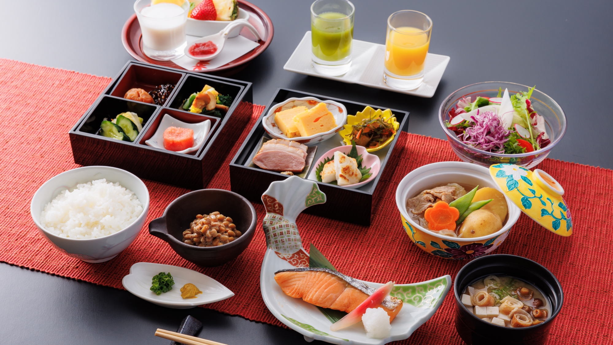 【朝食付き】採れたて素材、 作りたて料理が満載の和朝食「1泊朝食付きプラン」