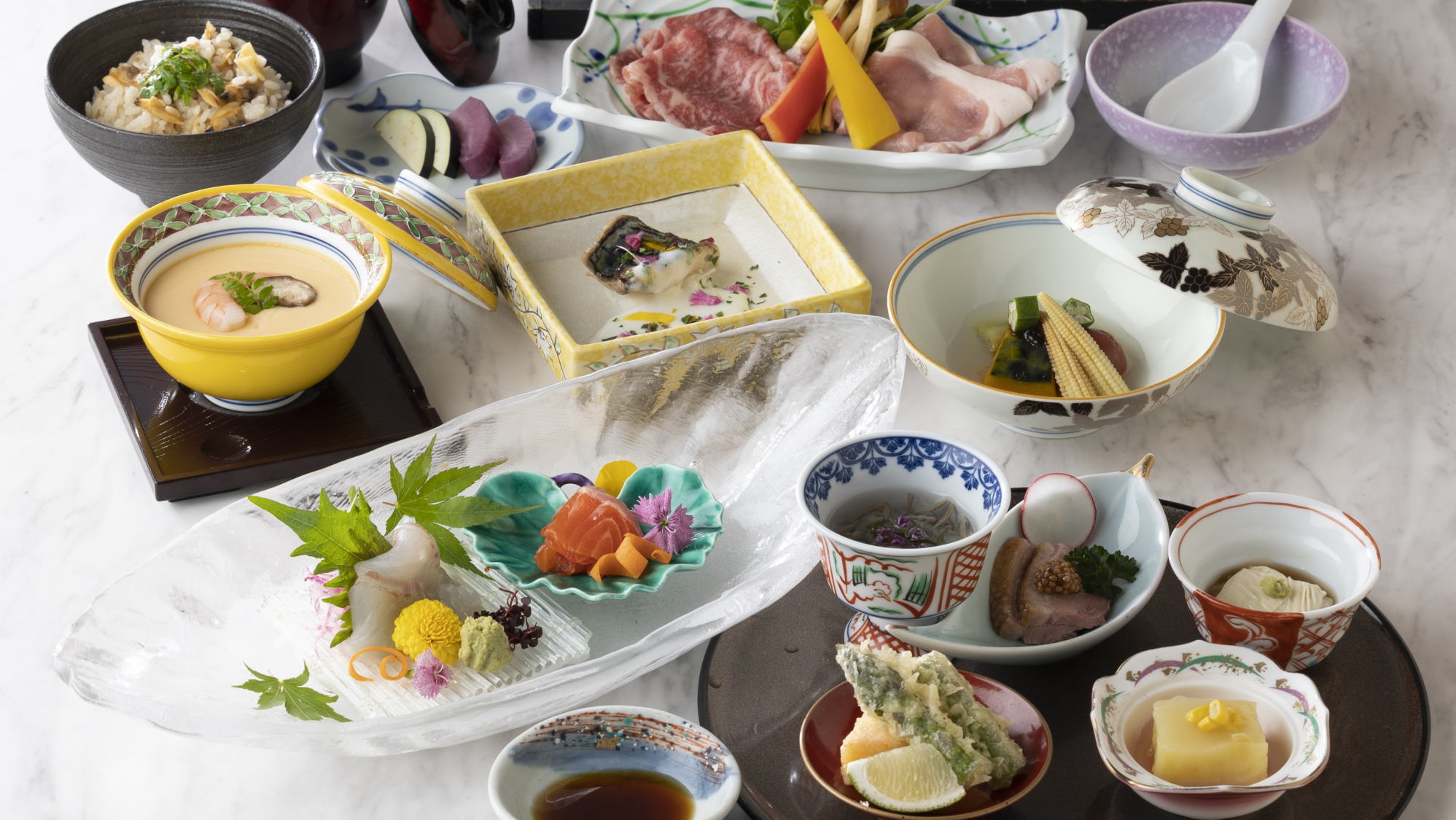 季節の和食膳※イメージ（夏）