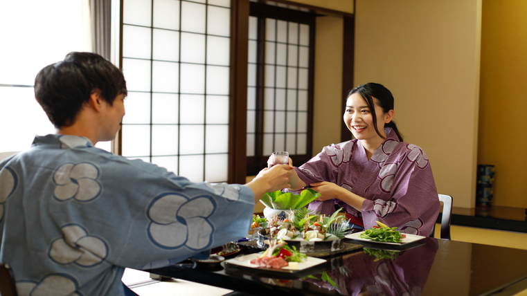 ◆カップルプラン◆ただ、ふたりだけの時間を愉しむ。〜大人の『極上リゾート』〜お菓子の舟盛り付き◆