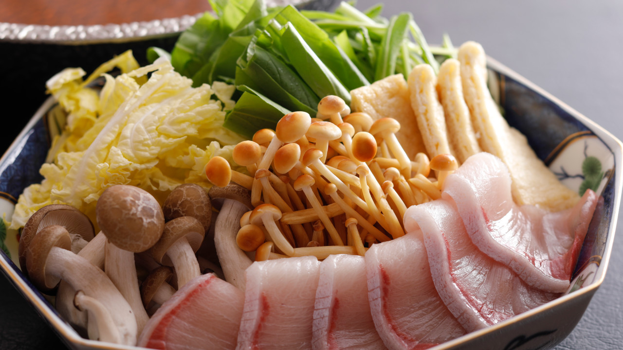 【冬】鍋仕立て（お食事一例）