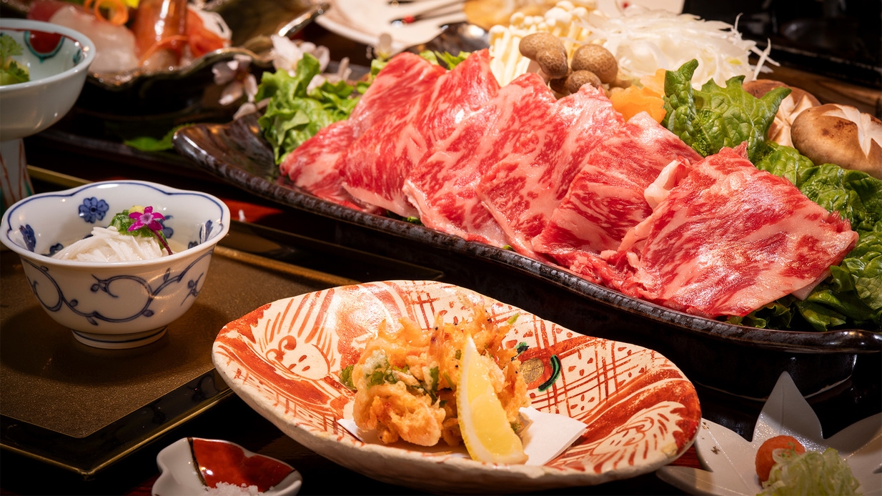 *..+■お肉もお魚も愉しみたい〜五十集会席「月彩-かっさい」＜アウト10時＆貸切風呂無料＞