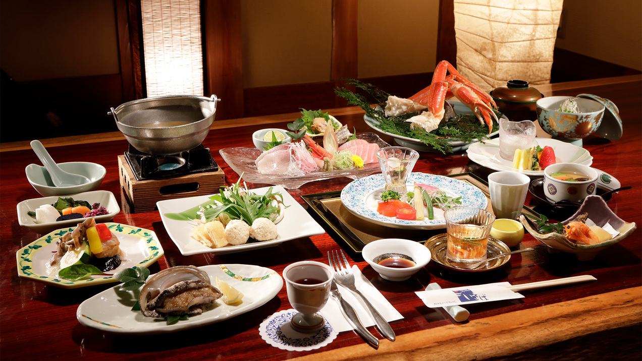 五十集会席 盛付一例