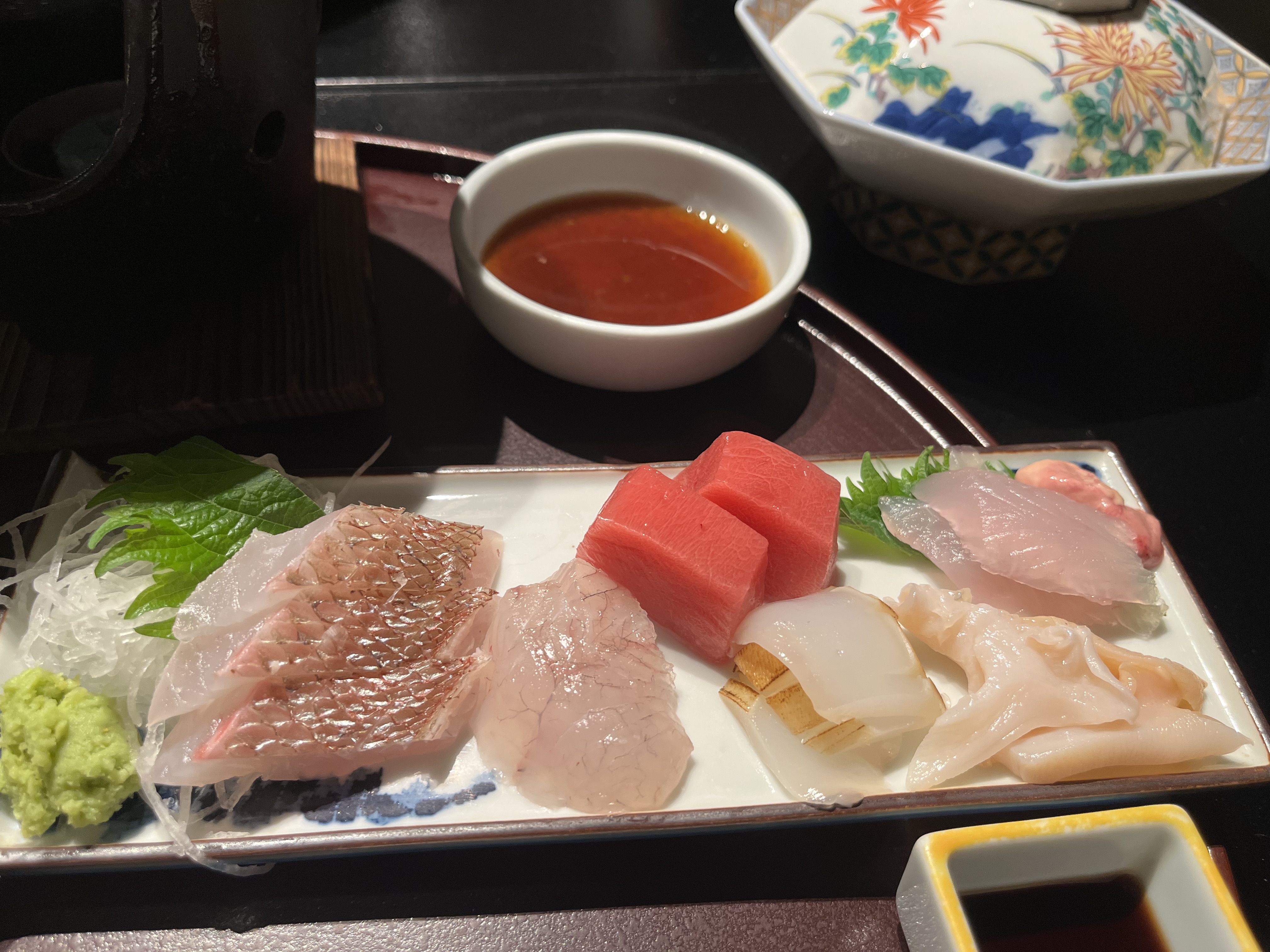 氷見直送本日の六種盛り　