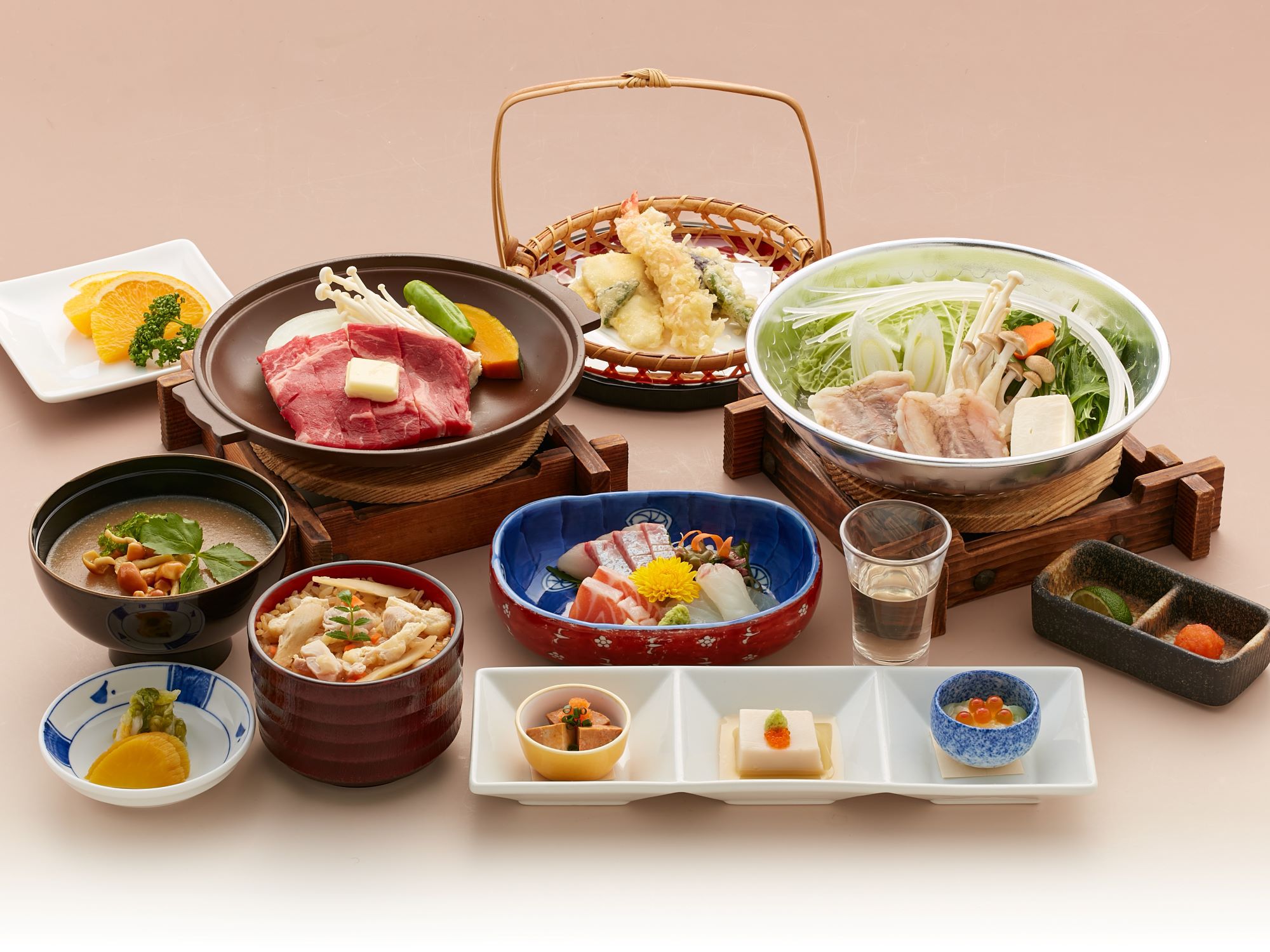 12月から翌年2月迄の『牡蠣なし』【ライト】会席プラン