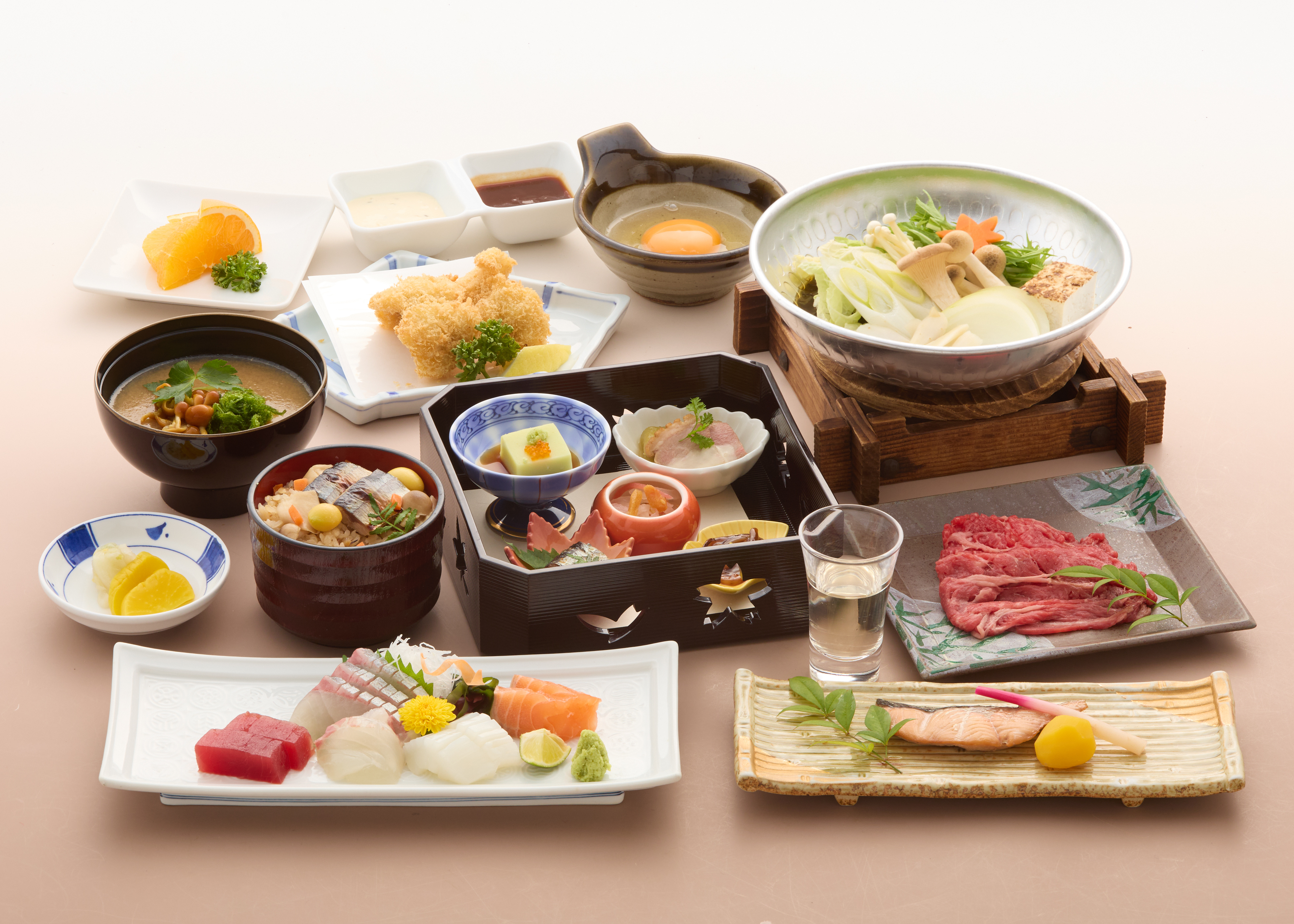 秋の一人会席（松茸なし）