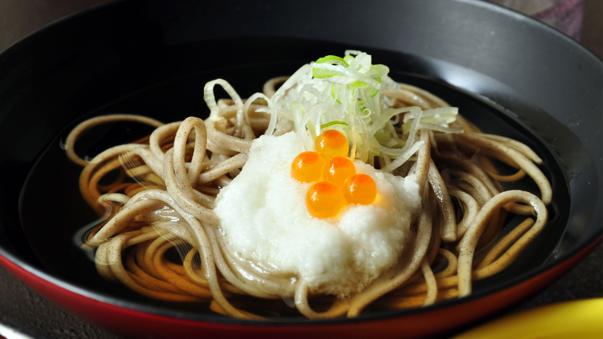 【観光ご夕食】岩手県では名物のそばは外せません。