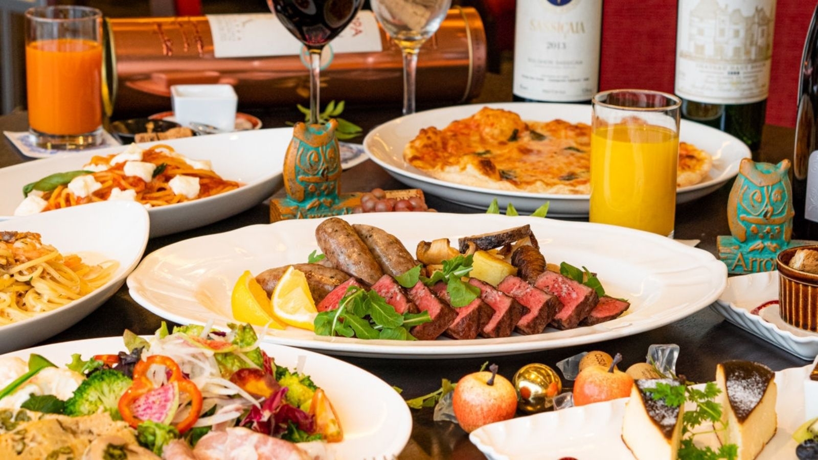 【ファミリー特典付き★イタリアン】お子様歓迎！館内利用券付き★夜は大皿イタリアン（1泊2食）