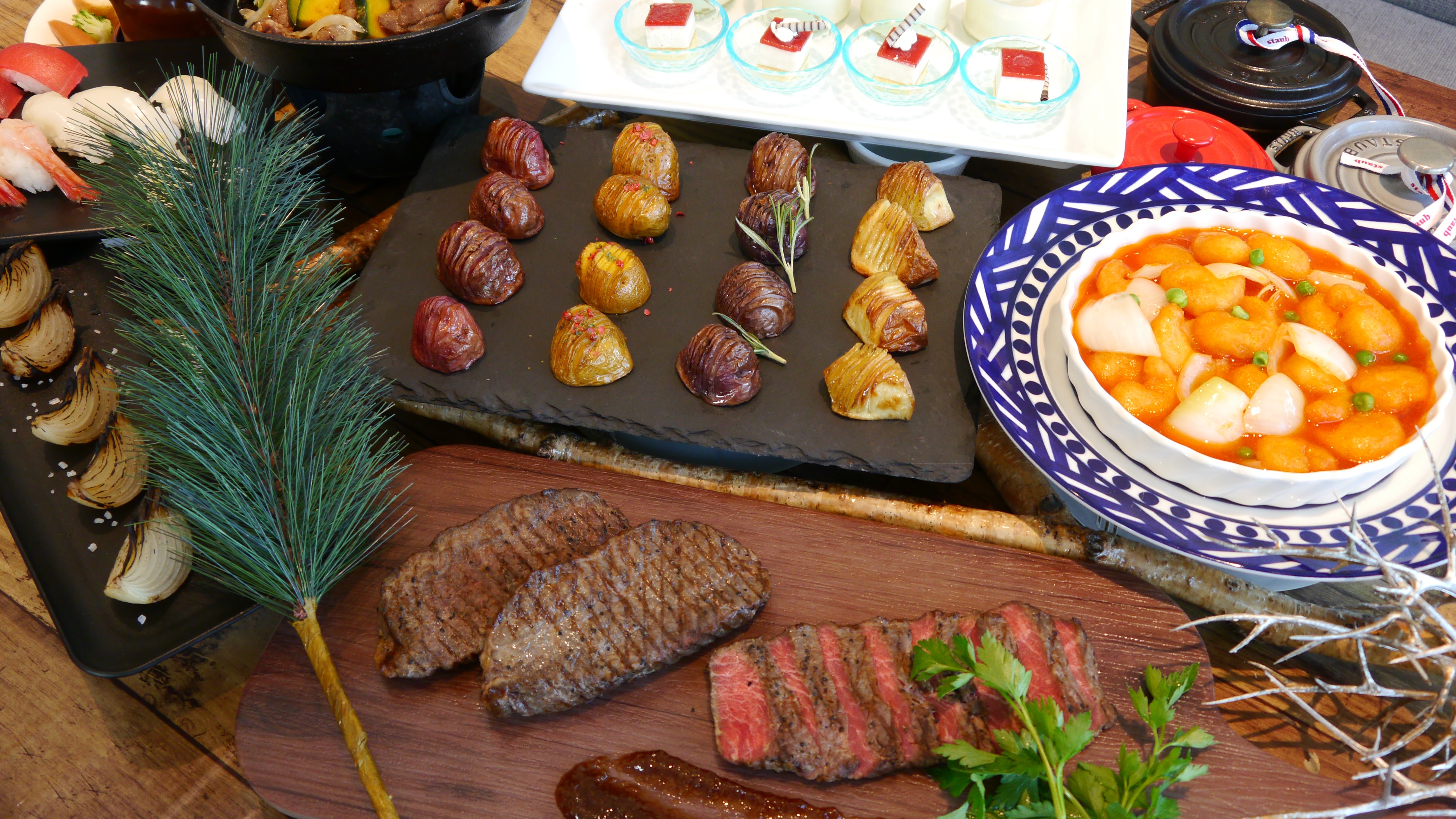 【夕食ビュッフェ　冬イメージ】