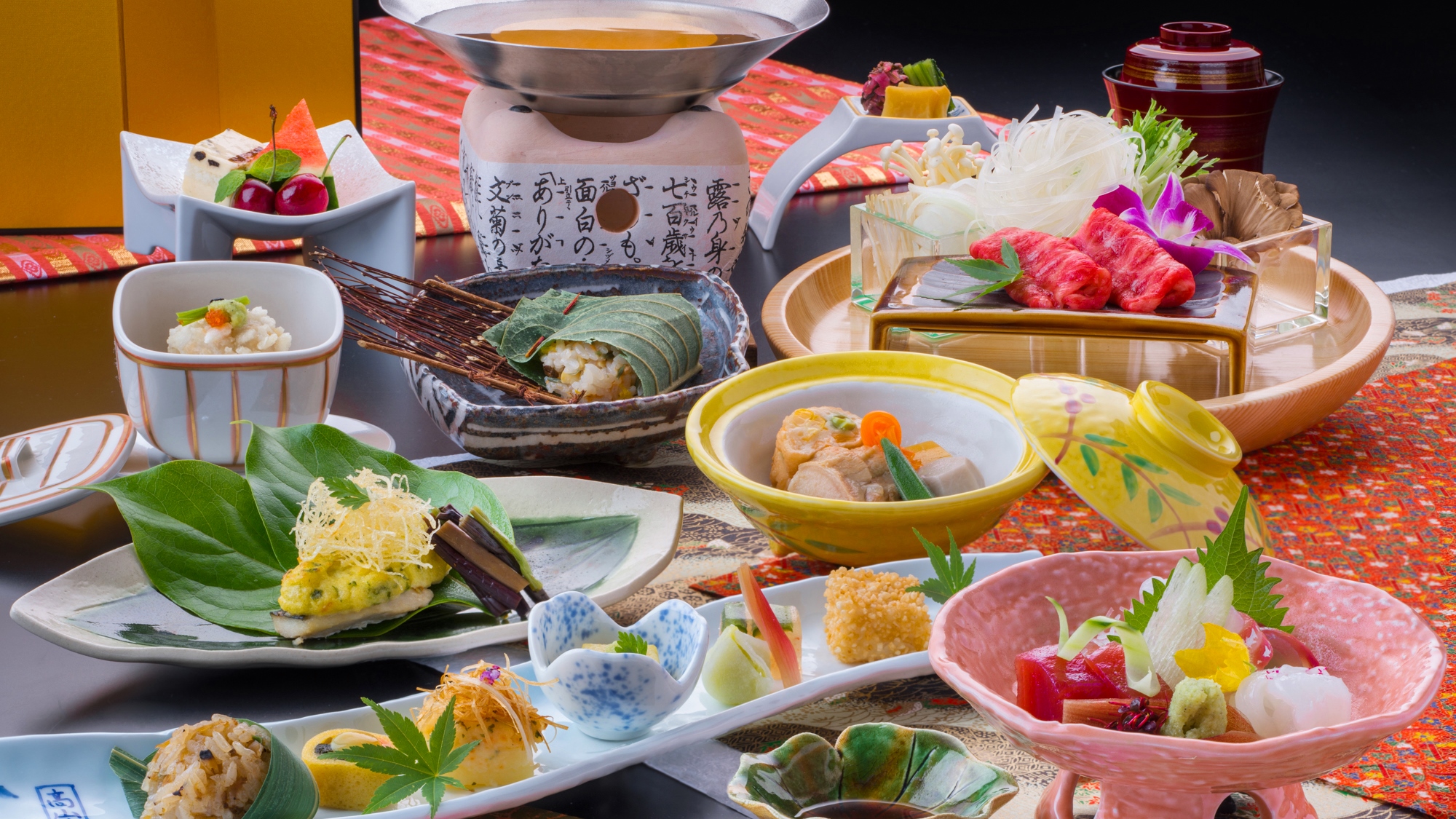 昼食会席料理の一例