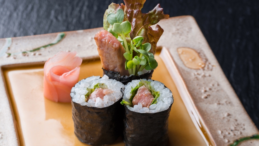 別注料理【飛騨牛巻き寿司】